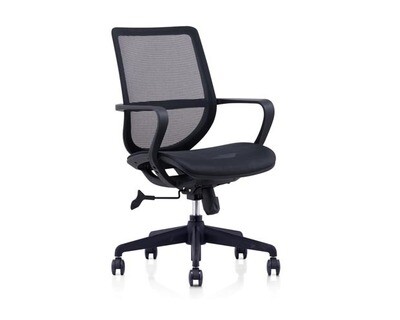 (Sale) Ofix Korean F14 Mid Back All Mesh Chair (Black) (Scratches) (Sale) Ofix Korean F14 Mid Back All Mesh Chair (Black) (Scratches)
