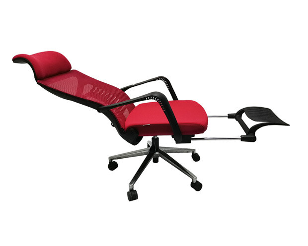 XTM Premium X13 PRO/ X13 XTM Bionic Spine Support Chair w/ Footrest (Aluminum Base) (Black, Red) (2 Years Warranty)