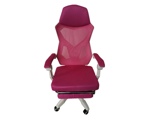 OFX Alex w/ Footrest Gaming Chair (Pink+White, Purple+White)
