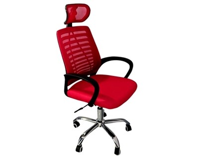 Ofix Deluxe-43 High Back Mesh Office Chair (Grey, Red, White+Pink) Ofix Deluxe-43 High Back Mesh Office Chair (Grey, Red, White+Pink)