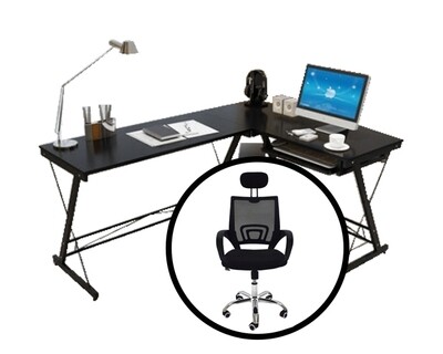 Ofix Work From Home 15 L-Shape Desk (120x48) Ofix Work From Home 15 L-Shape Desk (120x48)