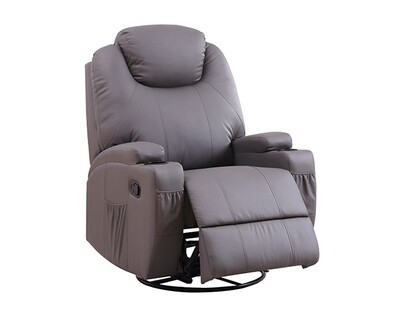 Flotti Cinema Rocking & Swivel Recliner (Gray, Beige) Flotti Cinema Rocking & Swivel Recliner (Gray, Beige)
