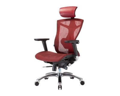 OFX Caleb Gaming Chair All Mesh (Black, Limited Edition Fiery Red) OFX Caleb Gaming Chair All Mesh (Black, Limited Edition Fiery Red)