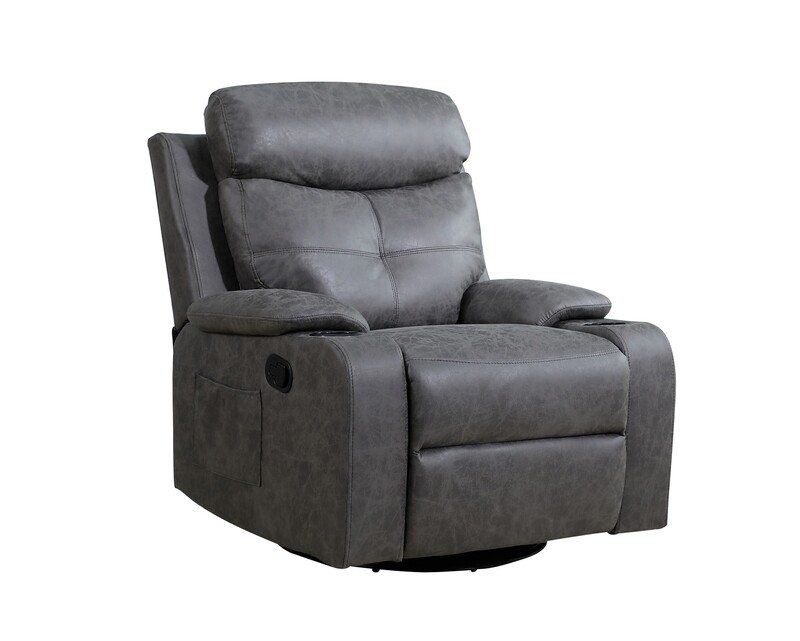 Flotti Cinema V2 Recliner (Rocking & Swivel) (Gray) Flotti Cinema V2 Recliner (Rocking & Swivel) (Gray)