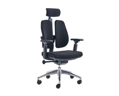 Ofix Premium X17 Double Back Office Chair (Black) Ofix Premium X17 Double Back Office Chair (Black)