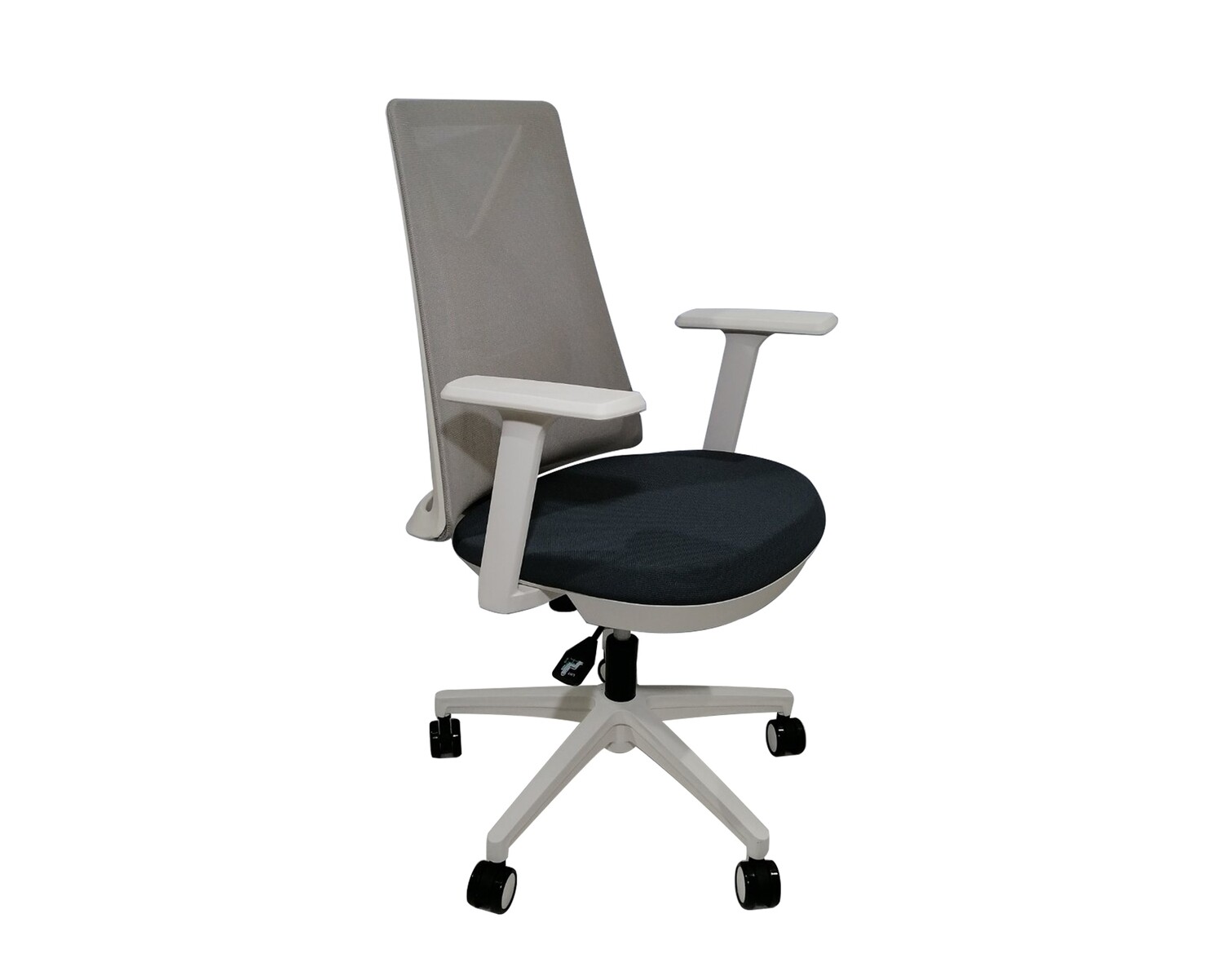 (Sale) Ofix Korean-109 Mid Back Mesh Chair (Blue+Grey) (Backrest Small Dent)