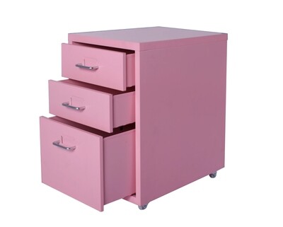 Ofix Metal 3-Drawer Steel Cabinet (Red, White, Blue, Pink, Black) Ofix Metal 3-Drawer Steel Cabinet (Red, White, Blue, Pink, Black)