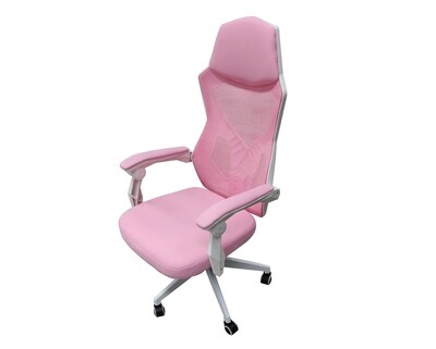 OFX Alex Without Footrest Gaming Chair (Pink+White) OFX Alex Without Footrest Gaming Chair (Pink+White)