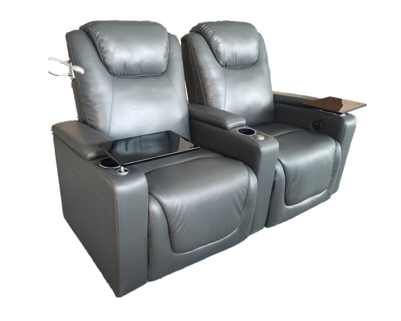 Flotti Home Theater Electric Recliner (2-Seater) (Display Unit) (Gray) Flotti Home Theater Electric Recliner (2-Seater) (Display Unit) (Gray)