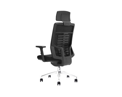 (Sale) Ofix Premium X15N Bionic Spine Support High Back Chair (Seat Slide) (All Black) (No Headrest)