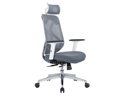 Ofix Korean-F22 Pro High Back Mesh Chair (Grey) Ofix Korean-F22 Pro High Back Mesh Chair (Grey)