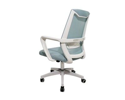 Ofix Korean-F12 Mid Back Mesh Chair (Turquoise) Ofix Korean-F12 Mid Back Mesh Chair (Turquoise)