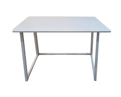 (Sale) Ofix Desk 13-Folding Table Base (80x40) (White) (Dents and Scratches)