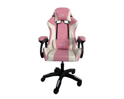 OFX Aaron Gaming Chair (Pink+White) OFX Aaron Gaming Chair (Pink+White)