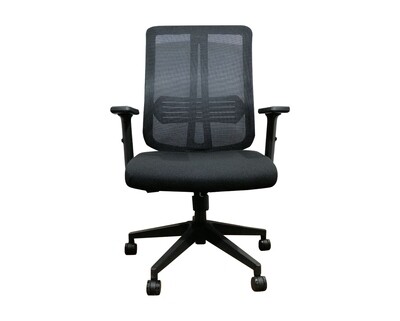 Ofix Korean-103J Mid Back Mesh Chair (Black)