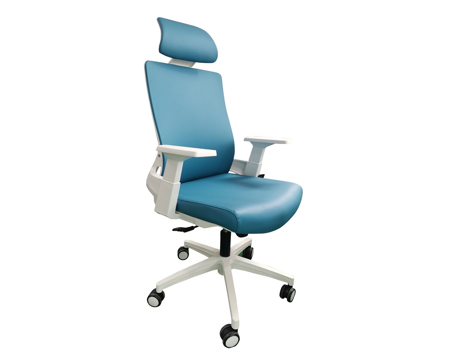 Ofix Deluxe-F10W High Back PU Chair (Blue)
