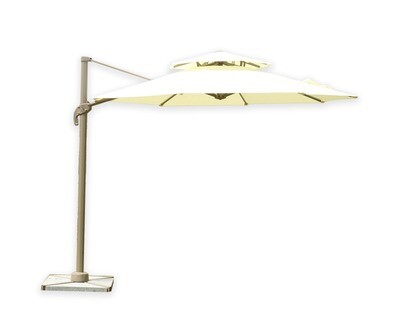 Ofix Fiona Double Roof Patio Umbrella (Cream) Ofix Fiona Double Roof Patio Umbrella (Cream)