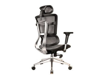 OFX Lancelot High Back All Mesh Chair (With Seat Slide) (Grey) OFX Lancelot High Back All Mesh Chair (With Seat Slide) (Grey)