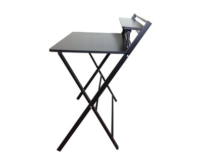 Ofix Desk 9 Foldable (83x50) (Teakwood, Black) Ofix Desk 9 Foldable (83x50) (Teakwood, Black)