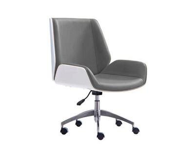 Ofix Premium H5 Bentwood Walnut Office Chair (White, Grey)