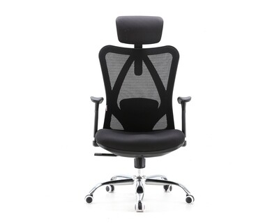 Ofix Deluxe-M16 High Back Mesh Chair (Black)