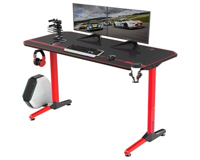 OFX Vitesse GD2 Carbon Texture Gaming Desk (111*60) (Black, Red) OFX Vitesse GD2 Carbon Texture Gaming Desk (111*60) (Black, Red)