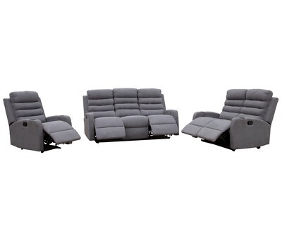 Flotti Enya Manual Recliner 1-Seater/ 2-Seater/ 3-Seater (Grey, Brown) Flotti Enya Manual Recliner 1-Seater/ 2-Seater/ 3-Seater (Grey, Brown)