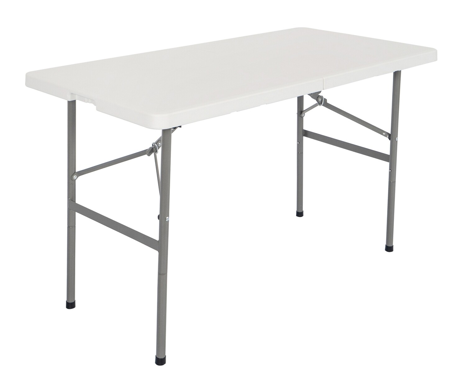 Ofix 4FT Folding in Half Table (122*60*74) (White)