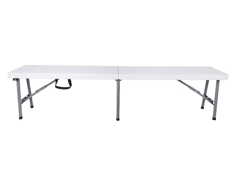 Ofix 6FT Folding in Half Bench (183*30*43) (White)