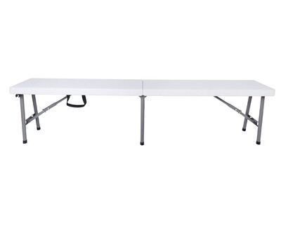 Ofix 6FT Folding in Half Bench (183*30*43) (White) Ofix 6FT Folding in Half Bench (183*30*43) (White)