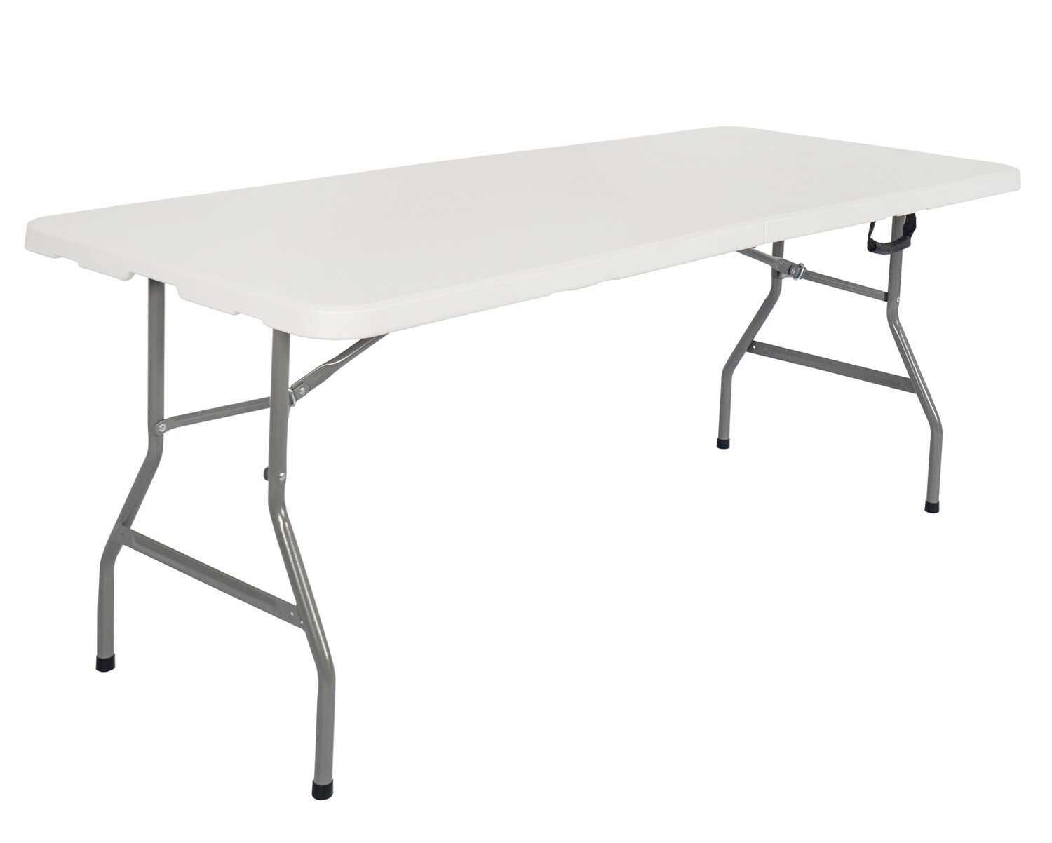 Ofix 6FT Folding in Half Table (180*76*74) (White)