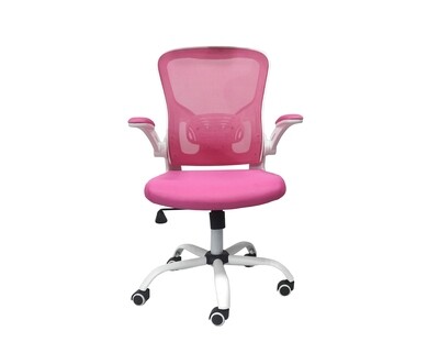 Ofix Premium-30 Mesh Chair (Pink+White) Ofix Premium-30 Mesh Chair (Pink+White)