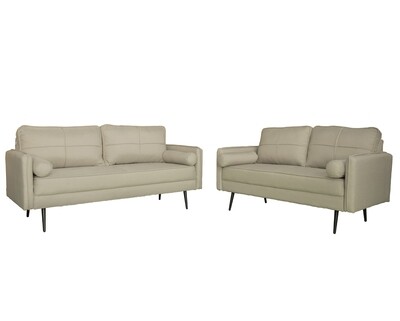 Flotti Zillah 2-Seater Sofa/ 3-Seater Sofa (Grey, Beige, Brown) Flotti Zillah 2-Seater Sofa/ 3-Seater Sofa (Grey, Beige, Brown)