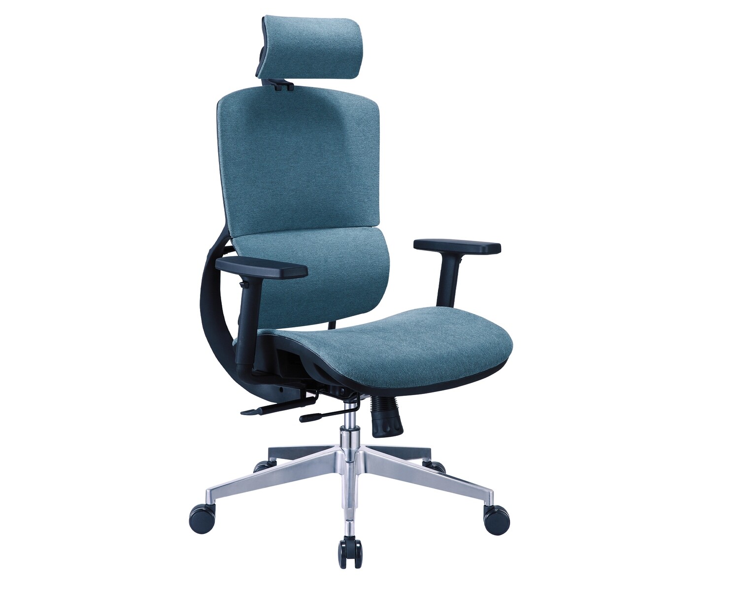 Ofix Korean-103 All Mesh Chair w/ Seat Slide (Blue-Grey)