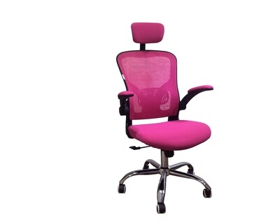 Ofix Premium-30/ 31 Mesh Chair (Black, Pink, Pink+White, Black+White, Blue+White, Black+Grey)