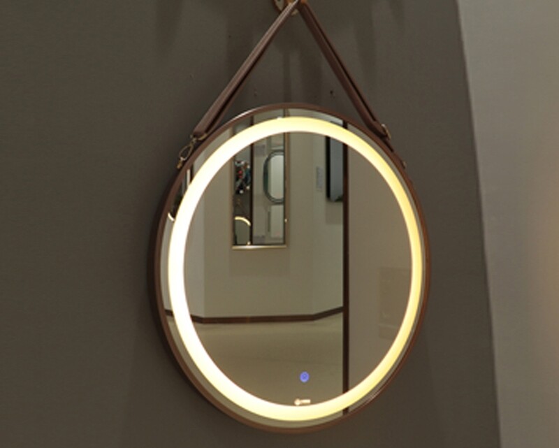 MYKE Illuminated Round Bathroom Mirror (Anti-Corrosion Technology)-DP325