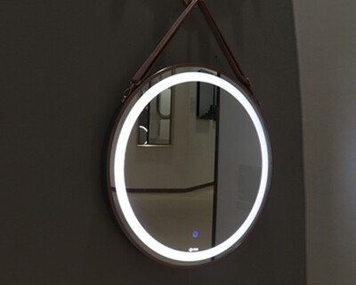 MYKE Illuminated Round Bathroom Mirror (Anti-Corrosion Technology)-DP325