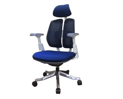 Ofix Premium X27 Height Adjustable Backrest w/ 3D Armrest Office Chair (Blue)