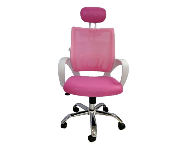 Ofix Deluxe-5HW High Back Mesh Chair (Pink, Red, Purple)