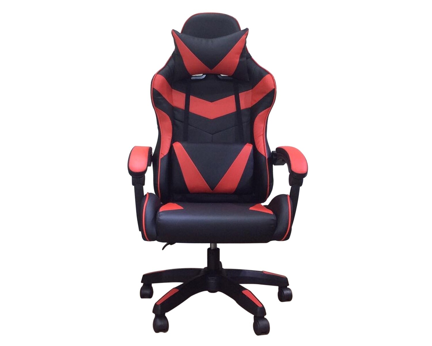 OFX G11 (with Footrest/ Without Footrest) Gaming Chair   (Red, Black+Red, Pink+White), Color:: OFX G11 Black+Red without Footrest (Nylon Base)