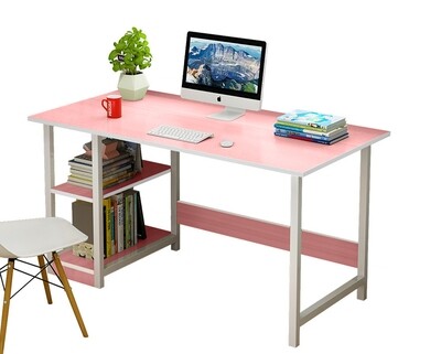 (Sale) Ofix Desk 18 with Storage (Pink) (120*60) (Very Small Dents)