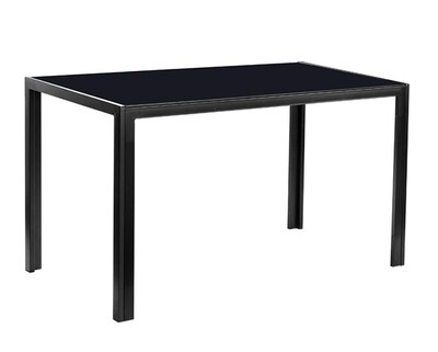 Ofix Liana Dining Table (130*70) (Black) (4 Seater)
