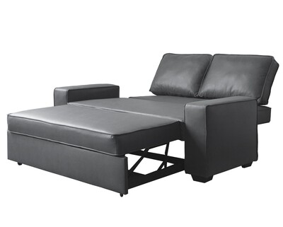 Flotti Atarah Convertible Sofa with Pull-Out Bed (Grey)