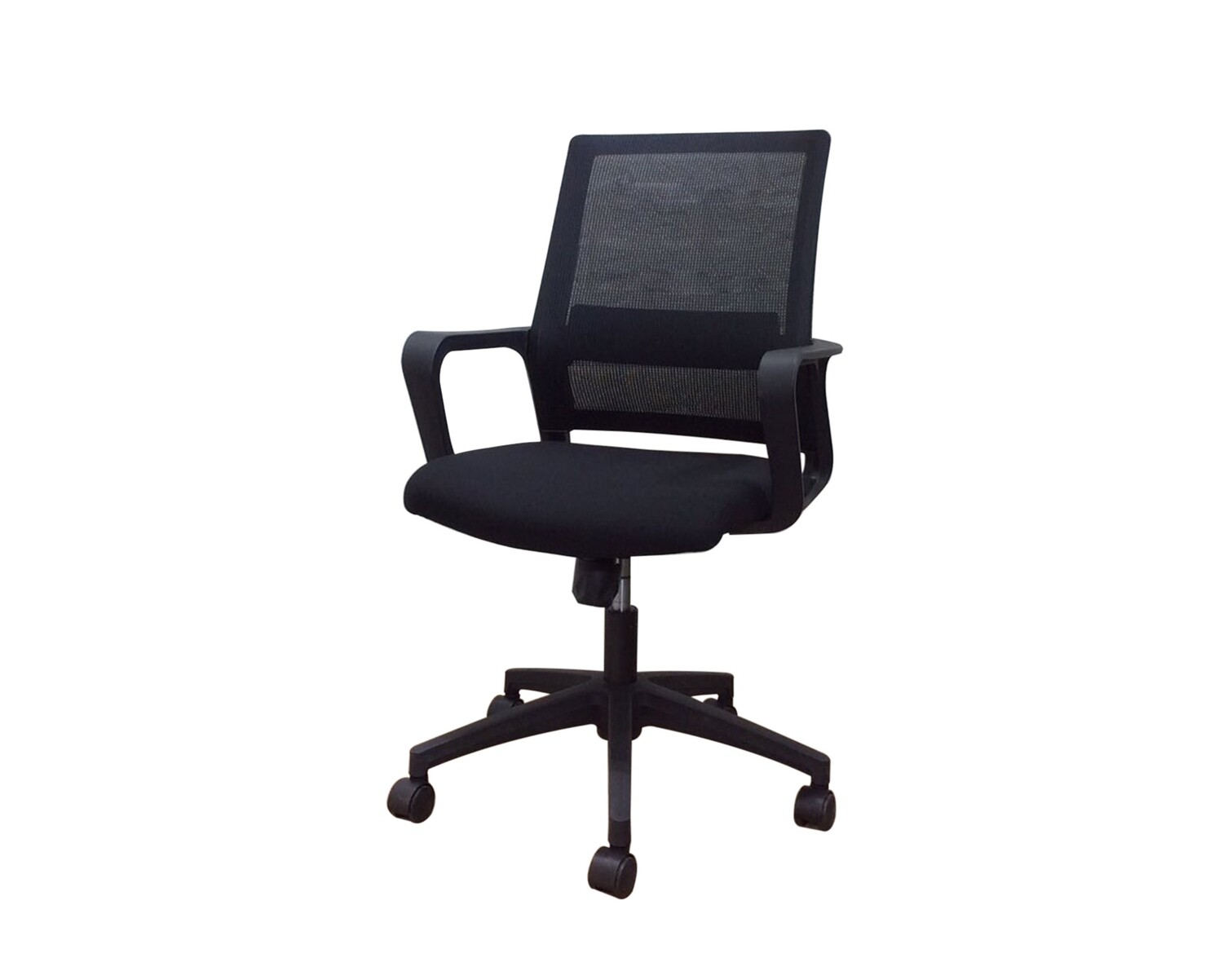 Ofix Deluxe-8N Mid Back Mesh Chair (Grey, Black)