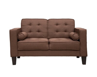 Flotti Mallory 2-Seater Sofa w/ Cupholder (Brown)