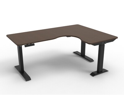 Ofix HDF106 (110x60-90x60) L-Shape Electric Height Adjustable Desk