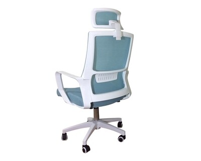 Ofix Korean-F12H High Back Mesh Chair (Blue+White) Ofix Korean-F12H High Back Mesh Chair (Blue+White)