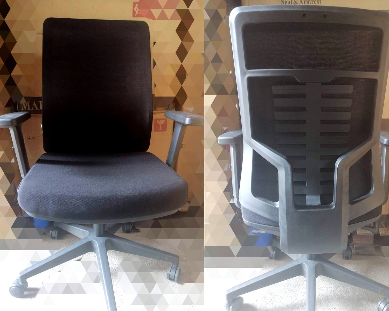 (Sale) Ofix Premium X15N Bionic Spine Support High Back Chair (Seat Slide) (All Black) (No Headrest)