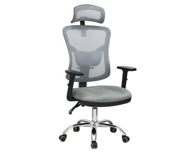 Ofix Deluxe-D78 High Back Mesh Chair (Black, Grey)
