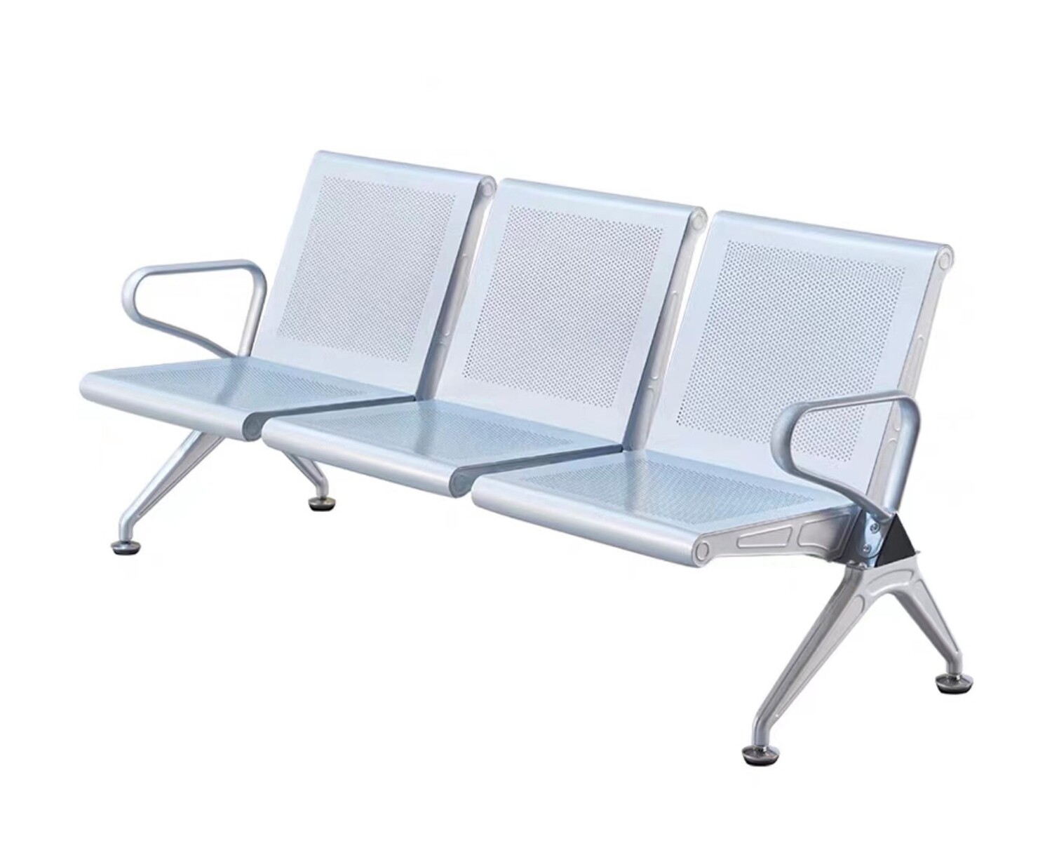 OFIX 3-Seater/ 4-Seater Metal Steel Airport Gang Chair